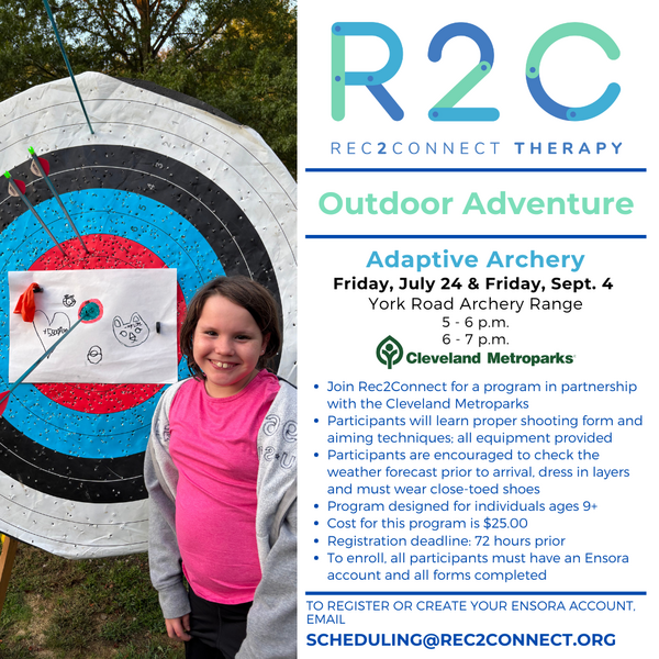 Rec2Connect & Cleveland Metroparks Adaptive Archery